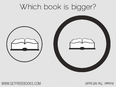 Which book is bigger?