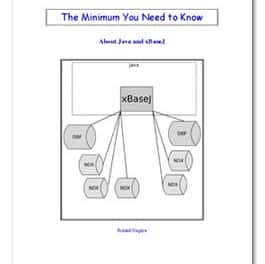 The Minimum You Need to Know About Java and xBaseJ