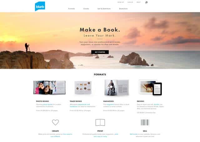 Visit the site - Blurb