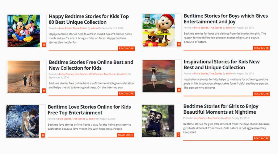 20 Collections of Free Bedtime & Inspirational Stories for Kids 