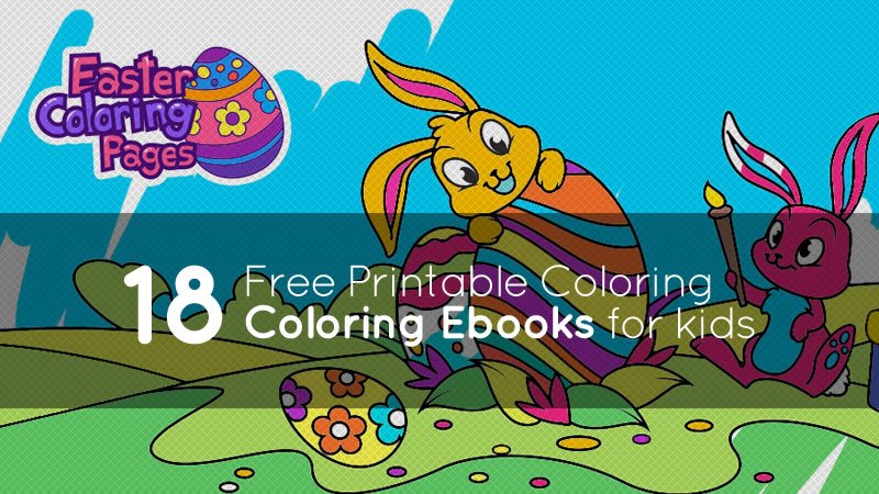 18 Free Printable Coloring Ebooks for Kids