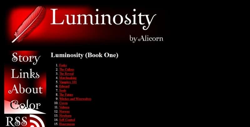 Luminosity - A Twilight Fanfiction Story by Alicorn