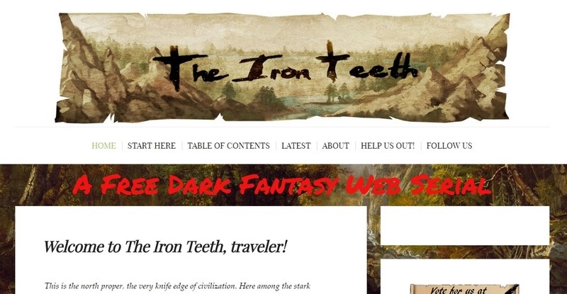 The Iron Teeth - A Free Dark Fantasy Web Serial by ClearMadness 