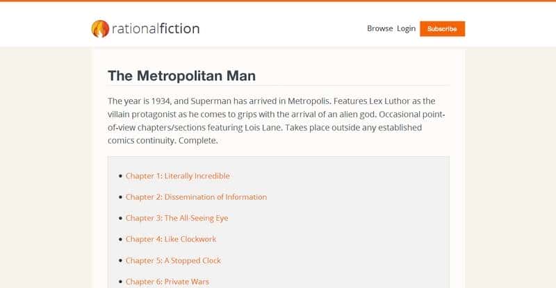 The Metropolitan Man by Alexander Wales 