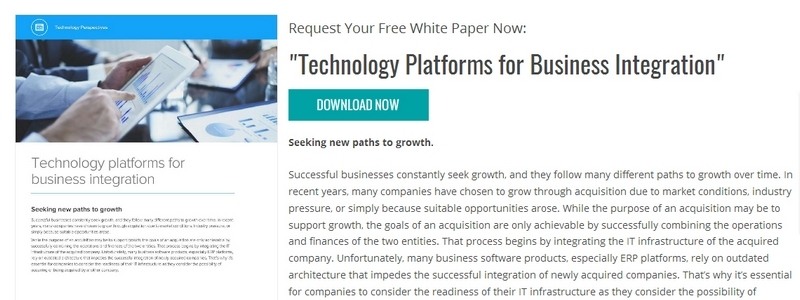 Technology Platforms for Business Integration by Infor 