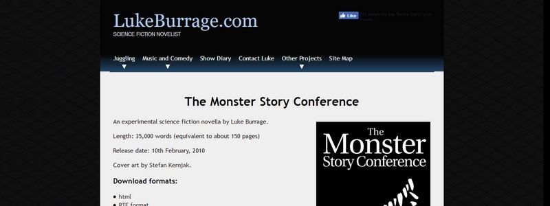 The Monster Story Conference by Luke Burrage 