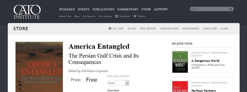America Entangled: The Persian Gulf Crisis and Its Consequences by Ted Galen Carpenter 