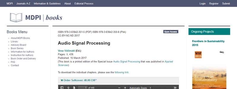 Audio Signal Processing  by Vesa Valimaki 