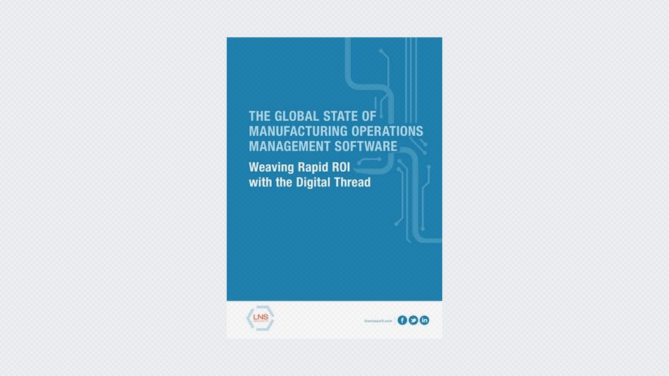 The Global State Of Manufacturing Operations Management Software
