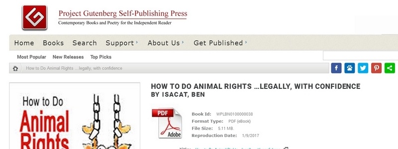 How to Do Animal Rights: Legally with confidence by Ben Isacat 