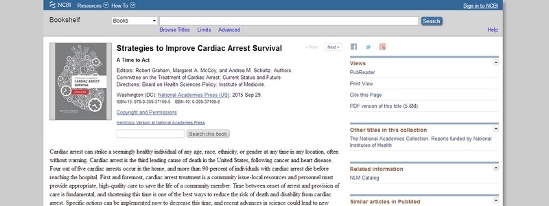 Strategies to Improve Cardiac Arrest Survival  by Committee on the Treatment of Cardiac Arrest 