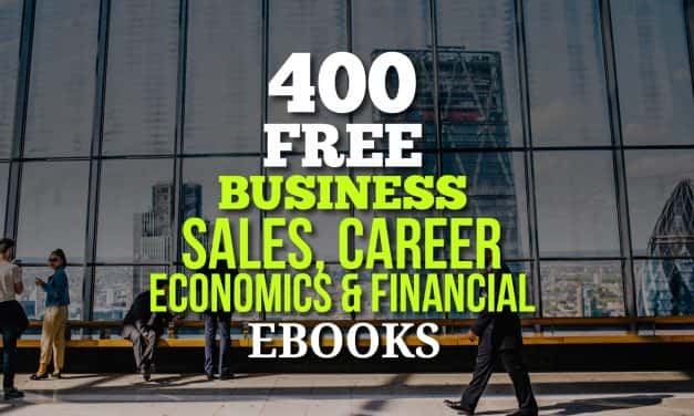 400 Free Business, Sales, Career, Economics and Financial Ebooks