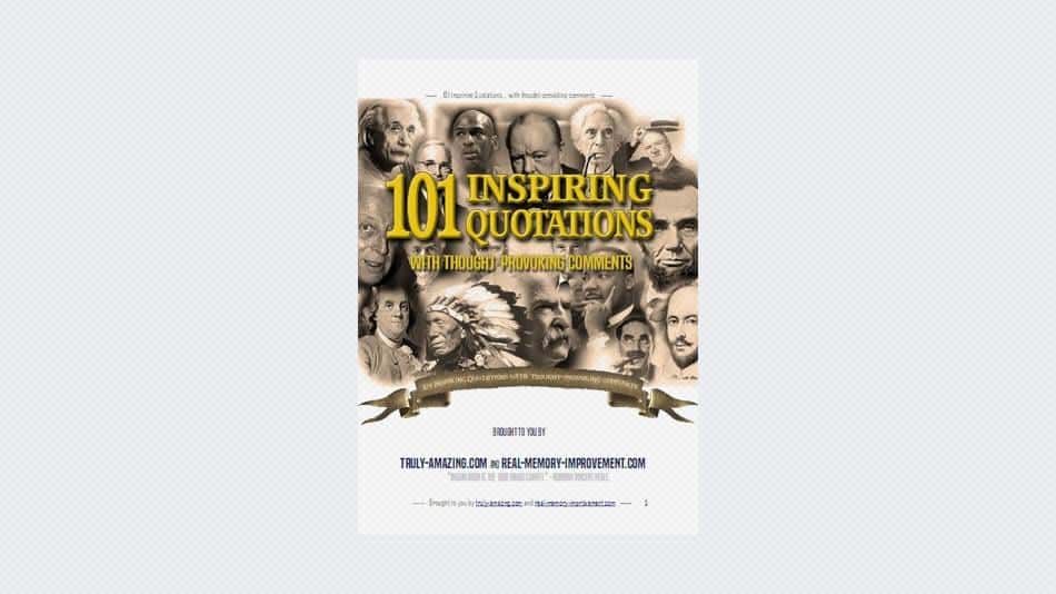 101 Inspiring Quotations