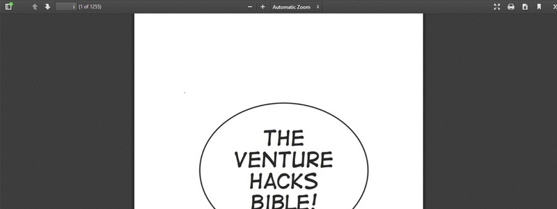 The Venture Hacks Bible by Babak Nivi and Naval Ravikant 