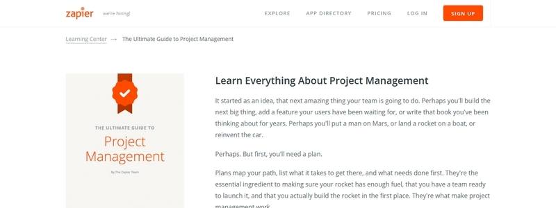 The Ultimate Guide to Project Management by The Zapier Team