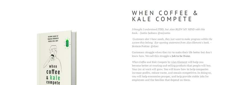 When Coffee & Kale Compete by Alan Klement