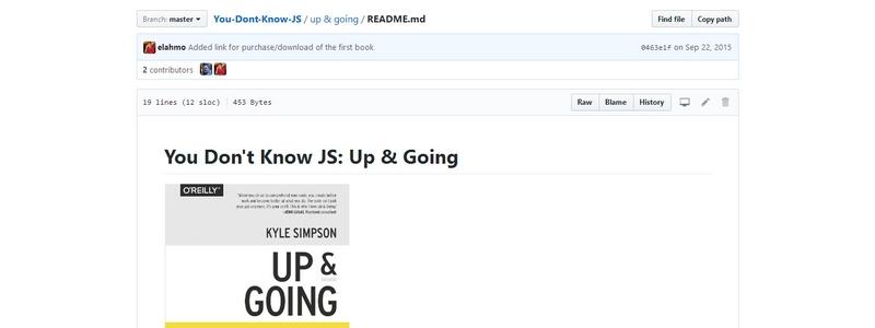 You Don't Know JS: Up & Going by Kyle Simpson