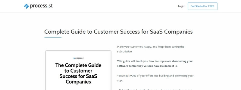 Complete Guide to Customer Success for SaaS Companies by Process.st