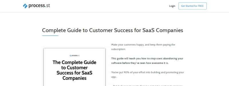 Complete Guide to Customer Success for SaaS Companies by Process.st