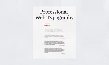 Professional Web Typography