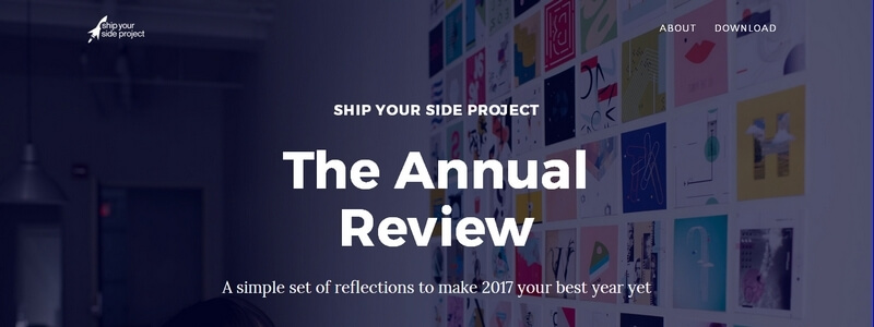 The Annual Review: A Hands-On Workbook by Jason Shen