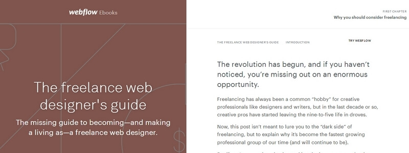 The Freelance Web Designer's Guide by Webflow