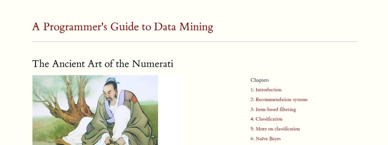 A Programmer's Guide to Data Mining by Ron Zacharski 