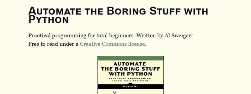 Automate the Boring Stuff with Python by Al Sweigart