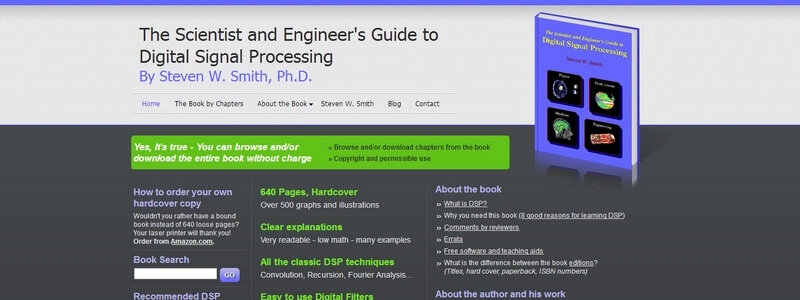 The Scientist and Engineer's Guide to Digital Signal Processing by Steven W. Smith