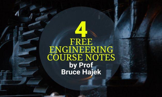 4 Free Engineering Course Notes by Prof Bruce Hajek