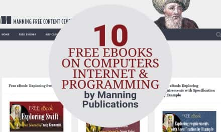 10 Free Ebooks on Computers, Internet and Programming by Manning Publications