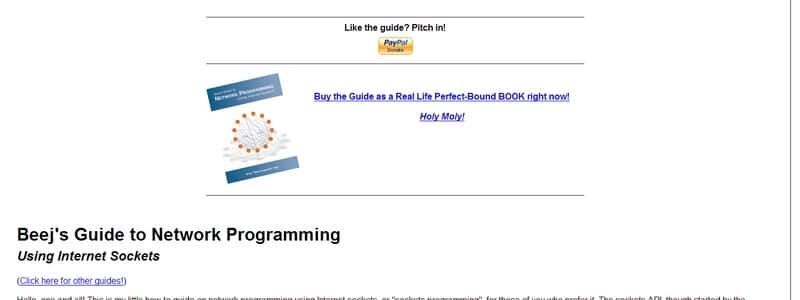 Beej's Guide to Network Programming Using Internet Sockets by Brian Beej Jorgensen Hall