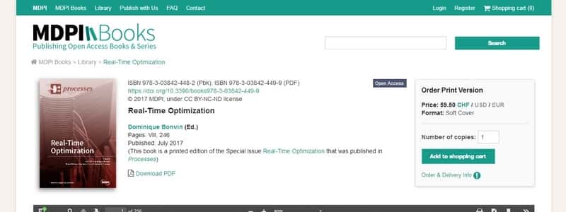 Collection of Papers on Real Time Optimization by Dominique Bonvin 