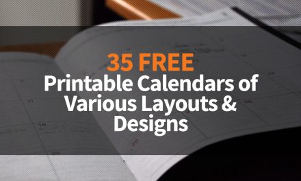 35 Free Printable Calendars of Various Layouts & Designs