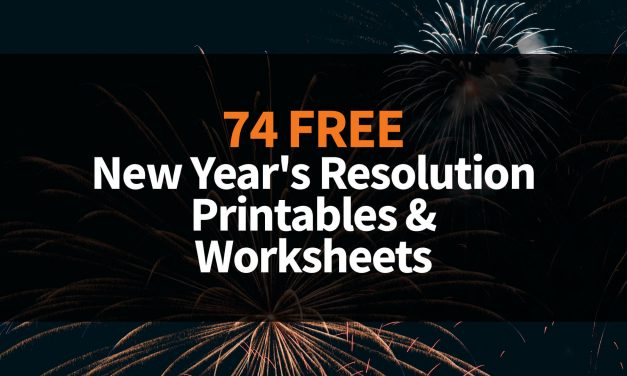 74 Free New Year’s Resolution Printables & Worksheets That’ll Make Your Resolutions Stick