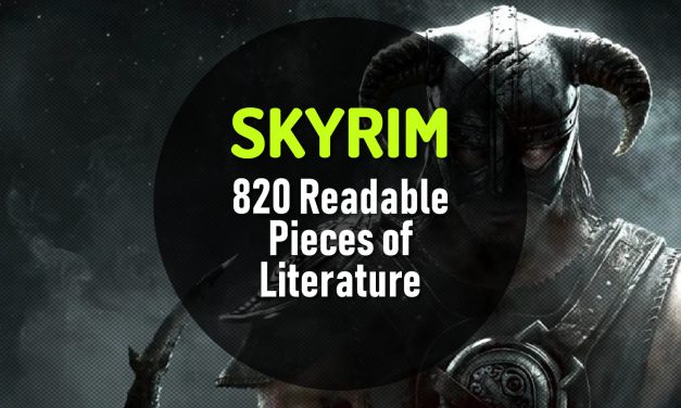 The Game Skyrim Contains 820 Readable Pieces of Literature – Read All of Them Online