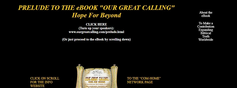 Our Great Calling - Hope for Beyond