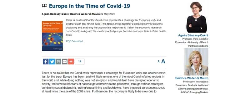Europe in the Time of Covid-19
