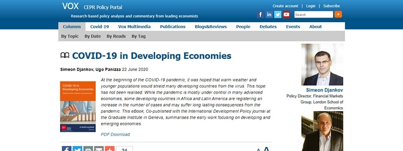 COVID-19 in Developing Economies