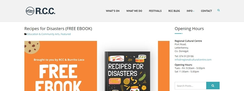 Recipes for Disasters