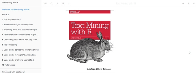 Text Mining with R - A Tidy Approach