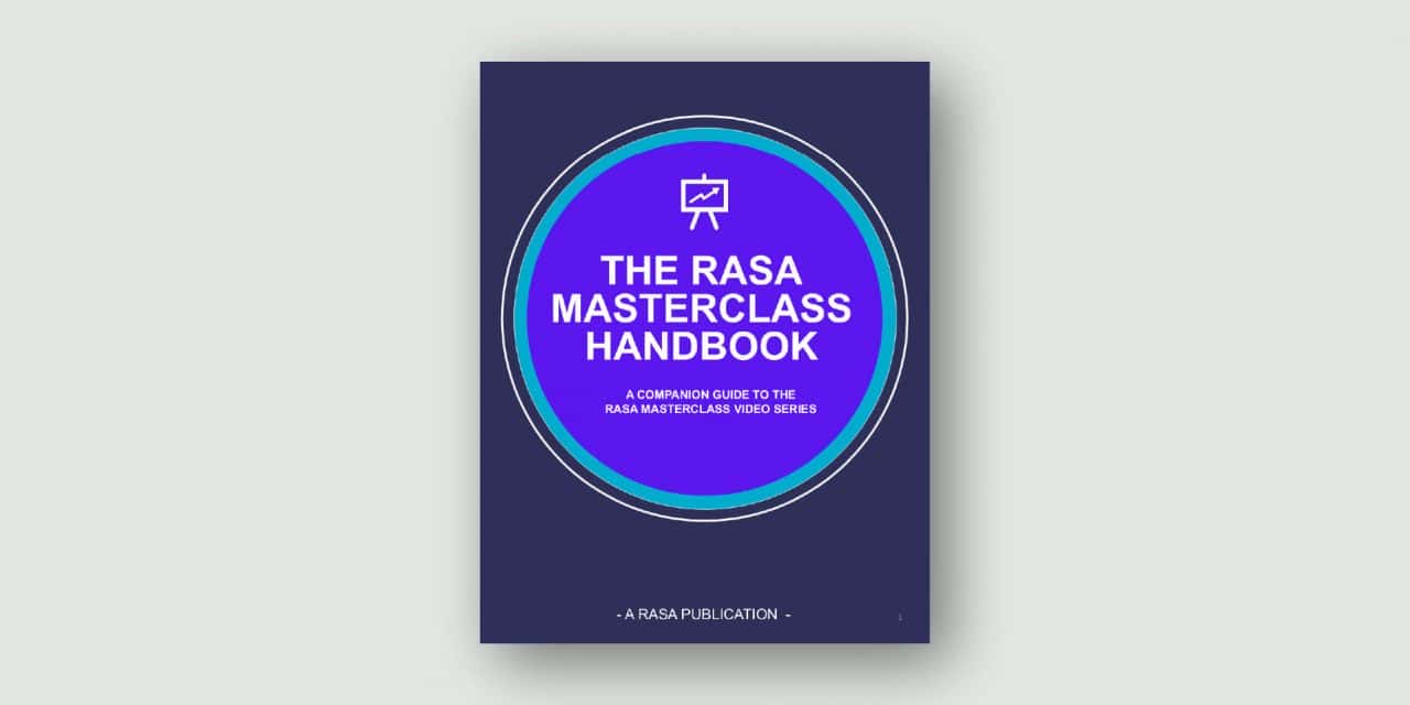 The Rasa Masterclass Handbook