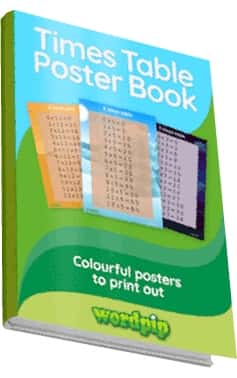 Free Times Table Posters by Wordpip