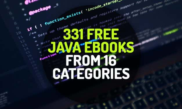 331 Free JAVA Ebooks Covering 16 Different Categories