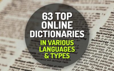 63 Top Online Dictionaries in Various Languages and Types