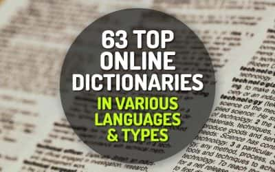 63 Top Online Dictionaries in Various Languages and Types