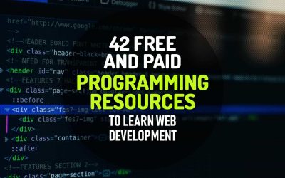 42 Free and Paid Programming Resources to Learn Web Development