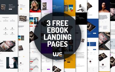 3 Free Divi Ebook Landing Pages for Authors
